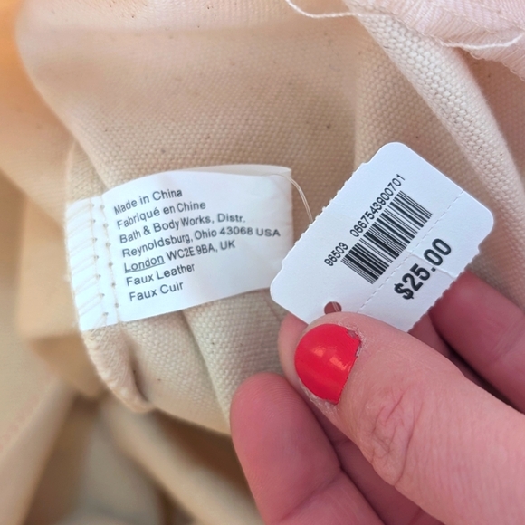 Bath & Body Works Heart Shaped Sunglasses Canvas Tote Bag 😎💕 - Picture 2 of 8